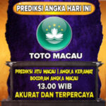 Prediksi Macau 13.00 WIB Jumat 24 Mei 2024. Prediksi Macau jitu merupakan salah satu metode/cara untuk mendapatkan bocoran angka hari ini