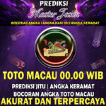 Prediksi Macau 00.00 WIB Sabtu 3 Agustus 2024. Prediksi Macau jitu merupakan salah satu metode/cara untuk mendapatkan bocoran angka hari ini