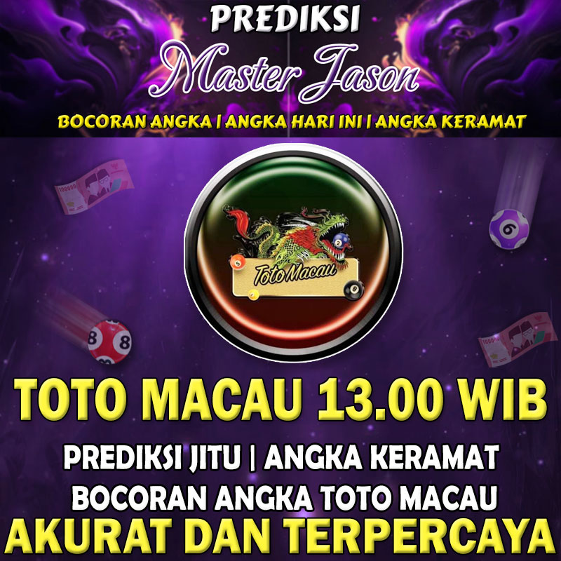 Prediksi Macau 13.00 WIB Senin 16 Desember 2024. Prediksi Macau jitu merupakan salah satu metode/cara untuk mendapatkan bocoran