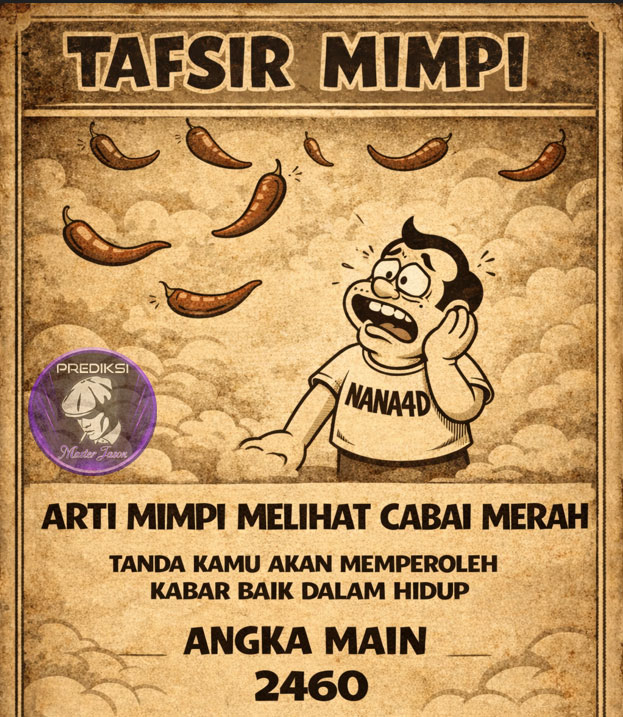 Arti Mimpi Dan Kode Alam Melihat Cabai Merah - Cabai merah atau yang sering disebut juga dengan lombok merah. Merupakan buah dan tumbuhan