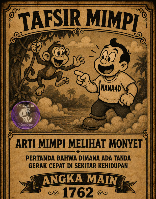 Arti Mimpi Dan Kode Alam Monyet Erek Erek 2D 3D 4D - Mimpi tentang monyet sering terasa unik karena hewan ini dikenal lincah, cerdik, usil